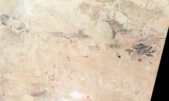 Bayan Obo, Inner Mongolia (PRC), (c) NASA Earth Observatory