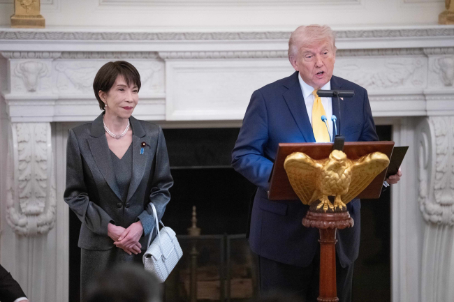 President Trump Hosts White House Dinner for Prime Minster Takeuchi of Japan, Washington, District of Columbia, United States (March 19, 2026)