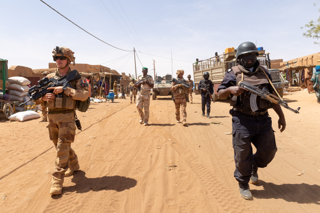 Patrols in the streets of Gao, 2019
