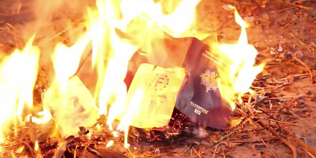 Still image taken from an ISIS propaganda video