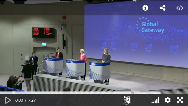 Global Gataway : the European Union’s strategy to boost sustainable links around the world.