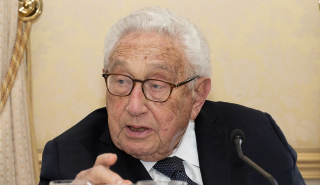 Henry Kissinger, dîner-débat de l'Ifri, Paris, 2019 