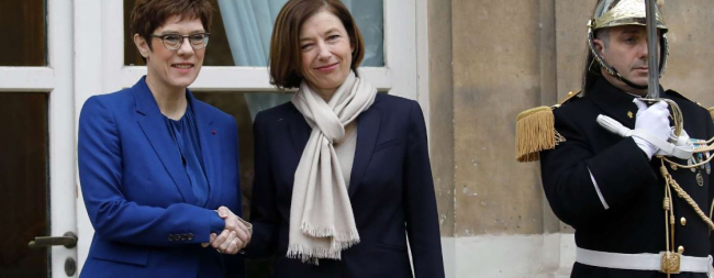 Kramp-Karrenbauer en France: deux ministres, un objectif