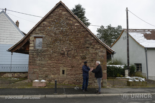  France. Alsace village opens its doors and heart to African refugees