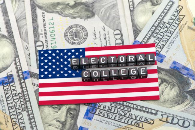 The vote of the Electoral College in the United States