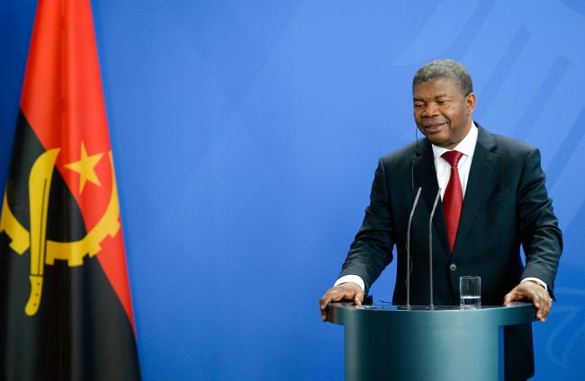 Le président d'Angola João Lourenço