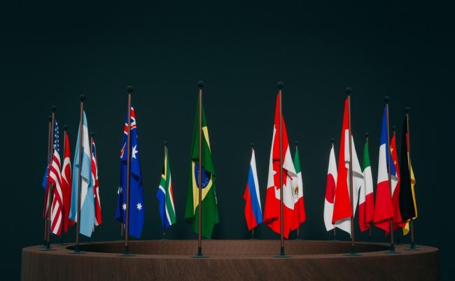 Drapeaux des membres du G20