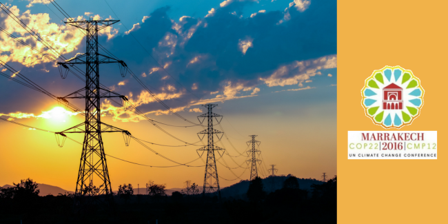 Silhouette of high voltage electric poles structure, Shutterstock/Apinan