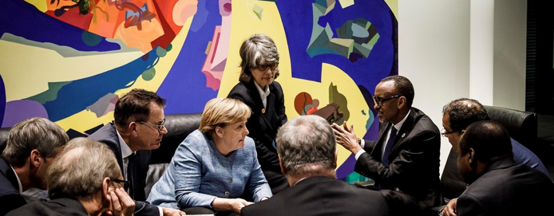 Präsident Kagame trifft Kanzlerin Angela Merkel im Rahmen der Konferenz G20 Compact with Africa | Berlin, 30. Oktober 2018