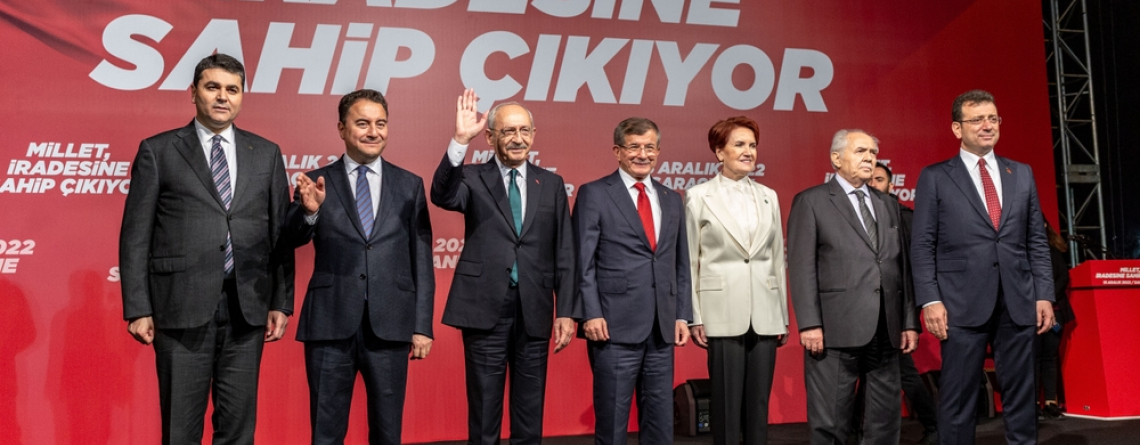Politicians from Turkey's "Table of Six" opposition parties