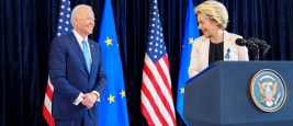 Le président Joe Biden et la présidente de la Commission européenne, Ursula von der Leyen - Bruxelles, mars 2022