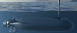 Vue d'artiste du drone sous-marin océanique © Naval Group