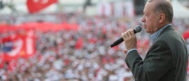 Le président Erdogan lors du 569e anniversaire de la conquête d'Istanbul, le 29 mai 2022.