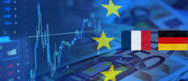 European Currency, Euro Stock Market Flag 