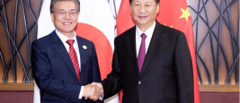 Les présidents chinois et sud-coréen discutent des relations bilatérales