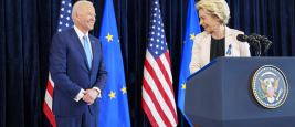 President Joe Biden and European Commission President Ursula von der Leyen - Brussels, March 2022