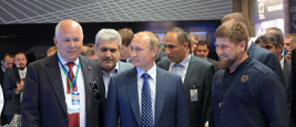 Vladimir Poutine et l'actuel dirigeant de Tchétchénie Ramzan Kadyrov, 25 août 2015