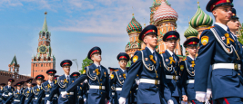 A detachment of soldiers of the Russian army: Moscow, Russia, 09 may 2019