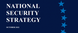 La National Security Strategy (NSS) est un document préparé périodiquement par le pouvoir exécutif des États-Unis qui énumère les problèmes de sécurité nationale et la manière dont l'administration prévoit d'y faire face.
