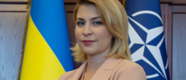 Olha Stefanishyna, vice-Première ministre pour l'intégration européenne et euro-atlantique de l'Ukraine