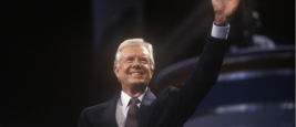 L'ancien président Jimmy Carter à la Convention nationale démocrate de 1992, New York