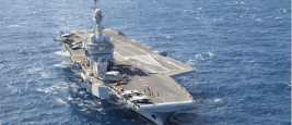 Le porte-avions français "Charles de Gaulle", Mer Méditerranée, mars 2019