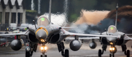 Des avions de combat Dassault Rafale de l'armée de l'air française, Mont-de-Marsan, 17 mai 2019