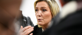 Marine Le Pen, Rassemblement National candidate for the French presidential election, Paris - November 15, 2021