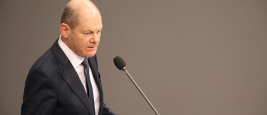 German Chancellor Olaf Scholz Before the Bundestag, Berlin, April 6, 2022