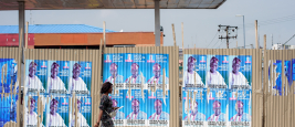 Affiches électorales, Lagos, Nigéria, le 7 mai 2022