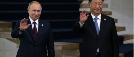Le président russe Vladimir Poutine et le président chinois Xi Jinping 