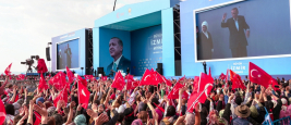 Le Président Recep Tayyip Erdogan, Izmir, 14 mai 2023