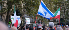 Rassemblement sur la place Victor Hugo en soutein d'Israël après l'attaque du Hamas, Paris, 9 octobre 2023 