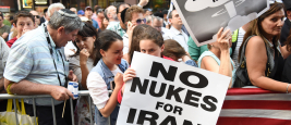 Manifestation contre le nucléaire iranien aux Etats-Unis