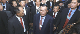 Prime Minister of Cambodia, Hun Sen, attend hosting the World Economic Forum, 2017