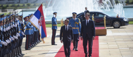 Visite officielle du président français Emmanuel Macron à Belgrade, Serbie, 15 juillet 2019 © Oksana Skendzic/SIPA/Shutterstock.com