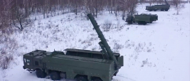 Russia Combat Readiness Drill near Ukraine Border, Western Military District, Russia - 25 Jan 2022
