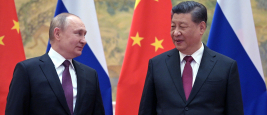 Le président russe Vladimir Poutine et le président chinois Xi Jinping à Pékin – 4 février 2022