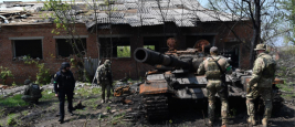 Les soldats ukrainiens ont libéré Biskvitne, Ukraine