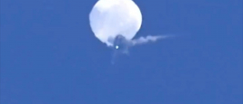 Suspected Chinese spy balloon shot down by US fighter jet, South Carolina, USA - 04 Feb 2023