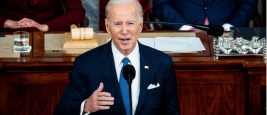 President Joe Biden giving the State of the Union Address in the House Chamber at the U.S. Capitol, 7 Feb 2023