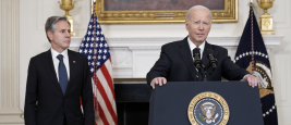 Joe Biden et Antony Blinken, sur les attaques en Israël - Washington, Washington, 7 octobre 2023