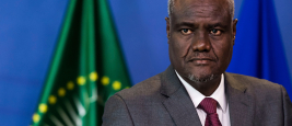 Le président de la Commission de l’Union Africaine, Moussa Faki, Bruxelles, Belgique, le 23 mai 2018
