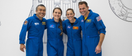 Koichi Wakata (JAXA), Anna Kikina (Roscosmos), Nicole Mann and Josh Cassada (NASA), SpaceX Crew-5 mission