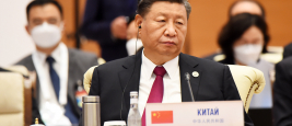 Chinese President Xi Jinping attends the Shanghai Cooperation Organisation (SCO), Samarkand, September 16, 2022.