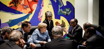 Präsident Kagame trifft Kanzlerin Angela Merkel im Rahmen der Konferenz G20 Compact with Africa | Berlin, 30. Oktober 2018