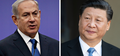 Benyamin Netanyahou, Premier ministre israélien et Xi Jinping, président de la République populaire de Chine