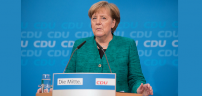 Berlin, Germany, February 25th 2018. Angela Merkel at a press conference in the CDU headquarters in Berlin