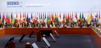 Hamburg, Germany. December 8th 2016: 23rd OSCE Ministerial Council in Hamburg
