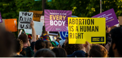 Rassemblement devant la Cour Suprême des États-Unis après la décision d'interdire l'avortement, Washington, 24 juin 2022